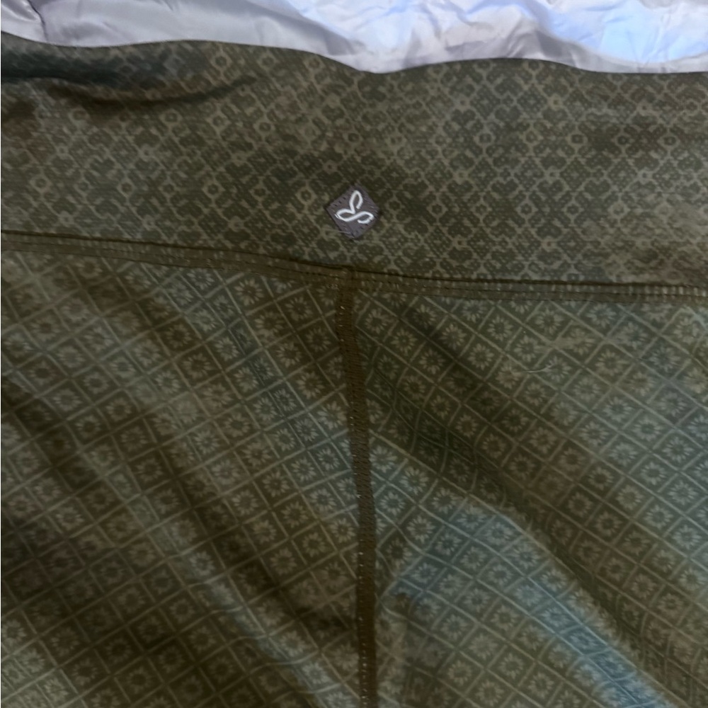Prana Green Patterned Leggings
